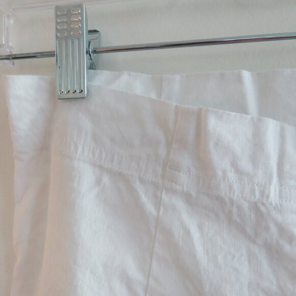 RUNDHOLZ BLACK LABEL White Linen Blend Cropped Pants Lagenlook - Size XS - Picture 5 of 14